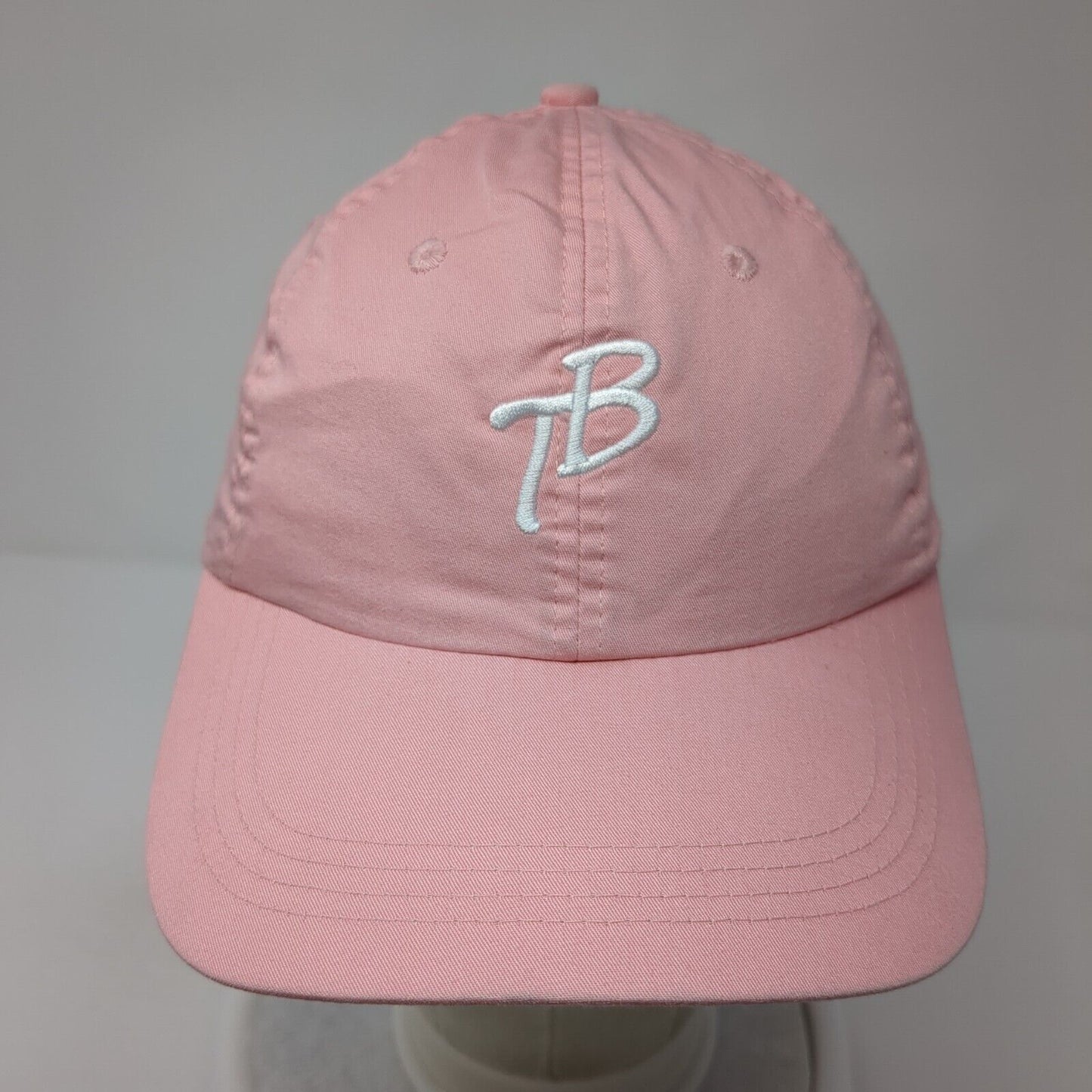 TB Strapback Hat Pink OS Adjustable Extreme Fit Embroidered Lightweight Ahead