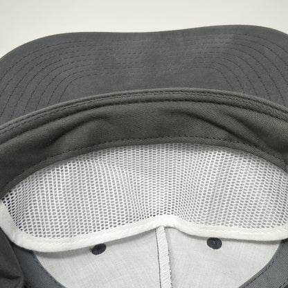 Richardson 5 Panel Gray Hat One Size Rope Brundage Mountain Patch Snapback