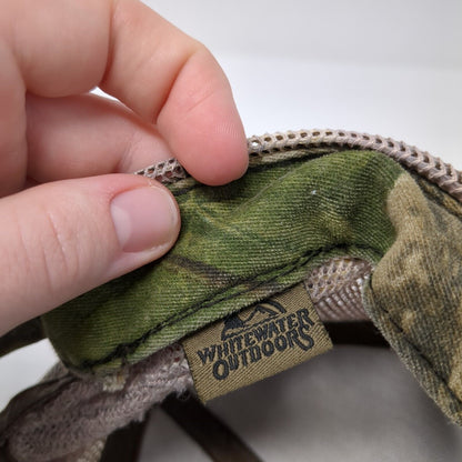 Realtree Strapback Trucker Hat Camo OS Adjustable Blank Whitewater Outdoors