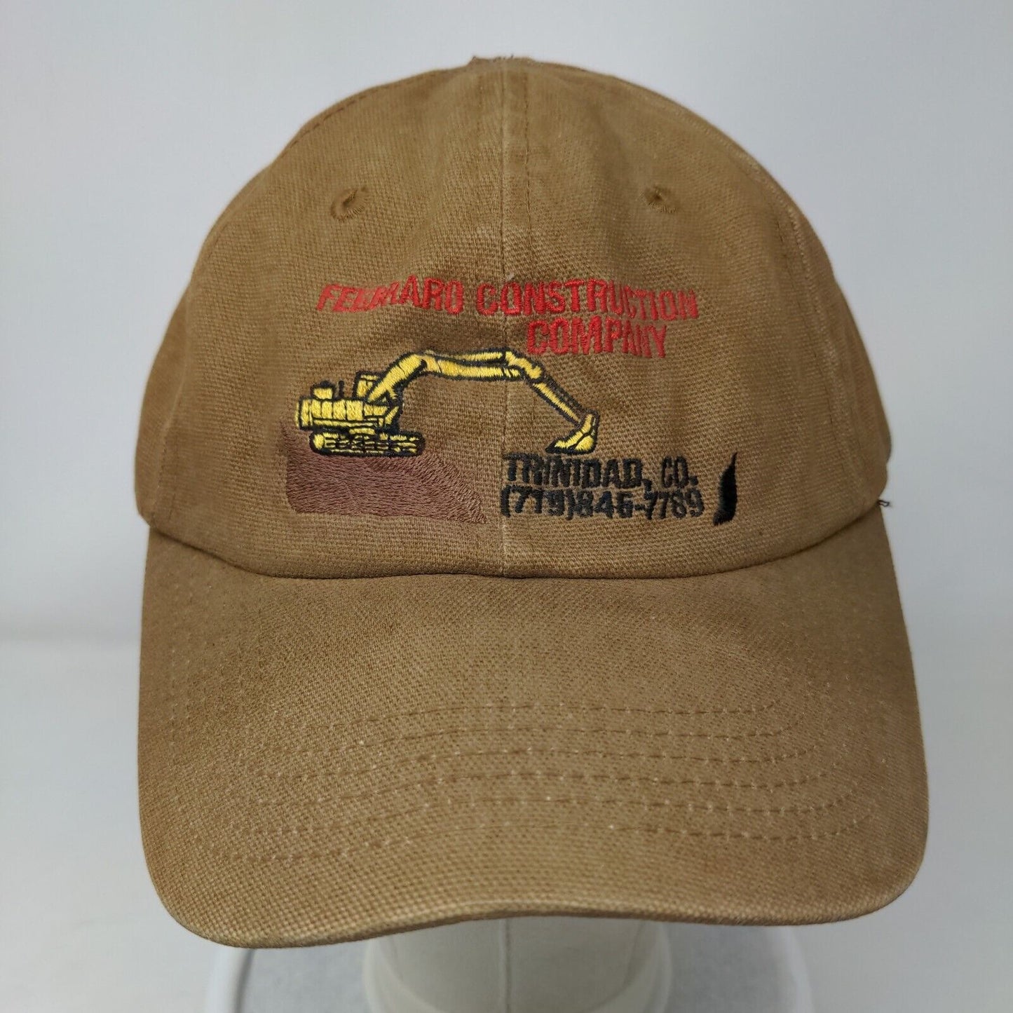 Febbraro Construction Company Snapback Hat Brown One Size Legend