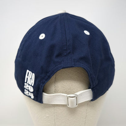 Decathlon France Olympic Rings 2024 Blue Baseball Cap One Size Slideback Hat