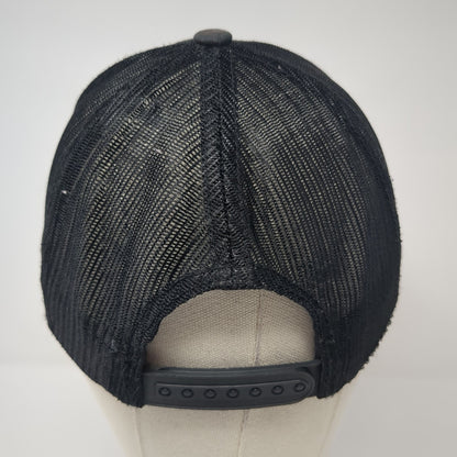 America We Grow Beer Snapback Trucker Hat Black One Size Mesh Back Rural Cloth