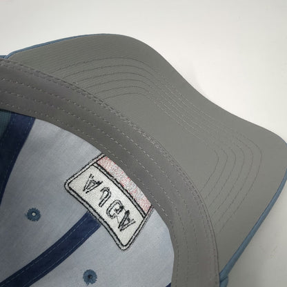 Imperial Baseball Cap Blue One Size AJGA Est 1978 Patch Recycled Strapback Hat