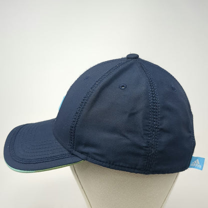 Adidas Baseball Cap Blue One Size Strapback Embroidered Logo Climalite Hat