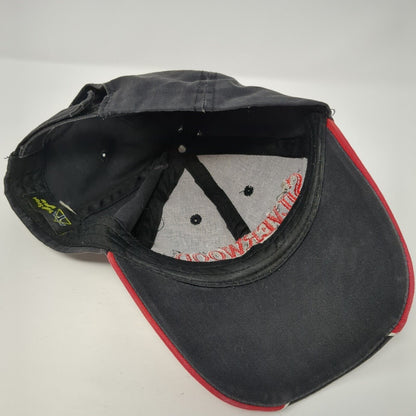 Silverwood Theme Park Strapback Hat Black One Size Adjustable Triangle