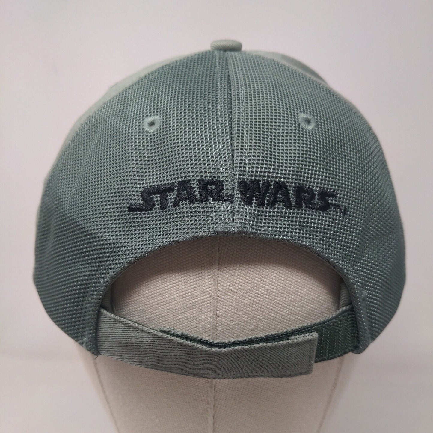 Star Wars Strapback Hat Green 57-62 Cm Boba Fett Disney Parks Embroidered