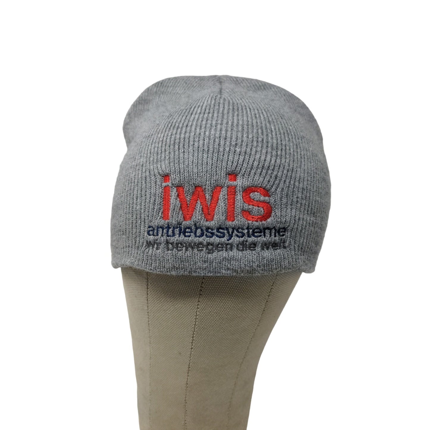 Iwis Drive Systems German Beanie Gray Embroidered Made in USA