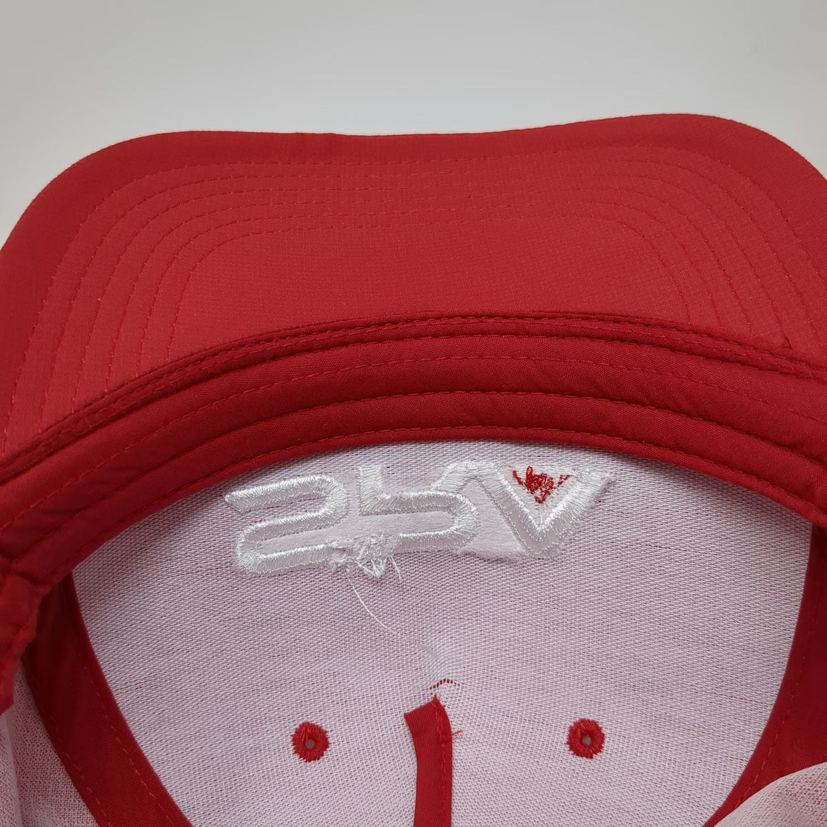 Cap America 5 Panel Red Hat OSFM Rope Brim SRA Mountain Logo Snapback Polyester