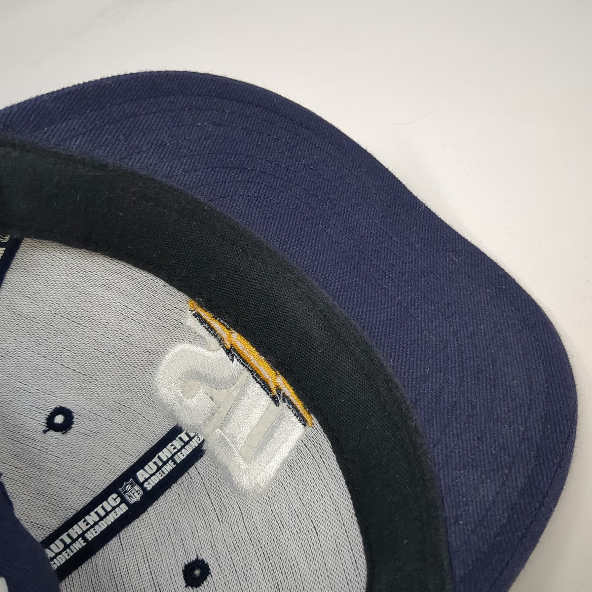 Reebok San Diego Chargers NFL Blue 6 7/8 Wool Fitted Sideline Embroidered Hat