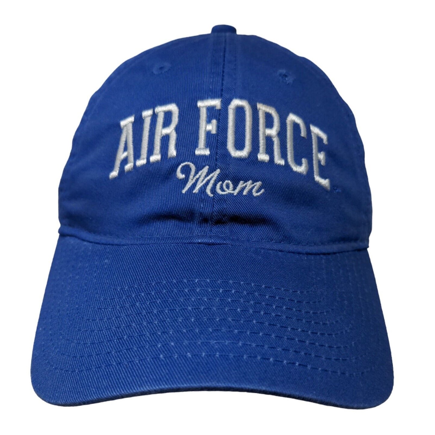 Legacy Women's Slideback Hat Blue Embroidered Air Force Mom Logo Adjustable