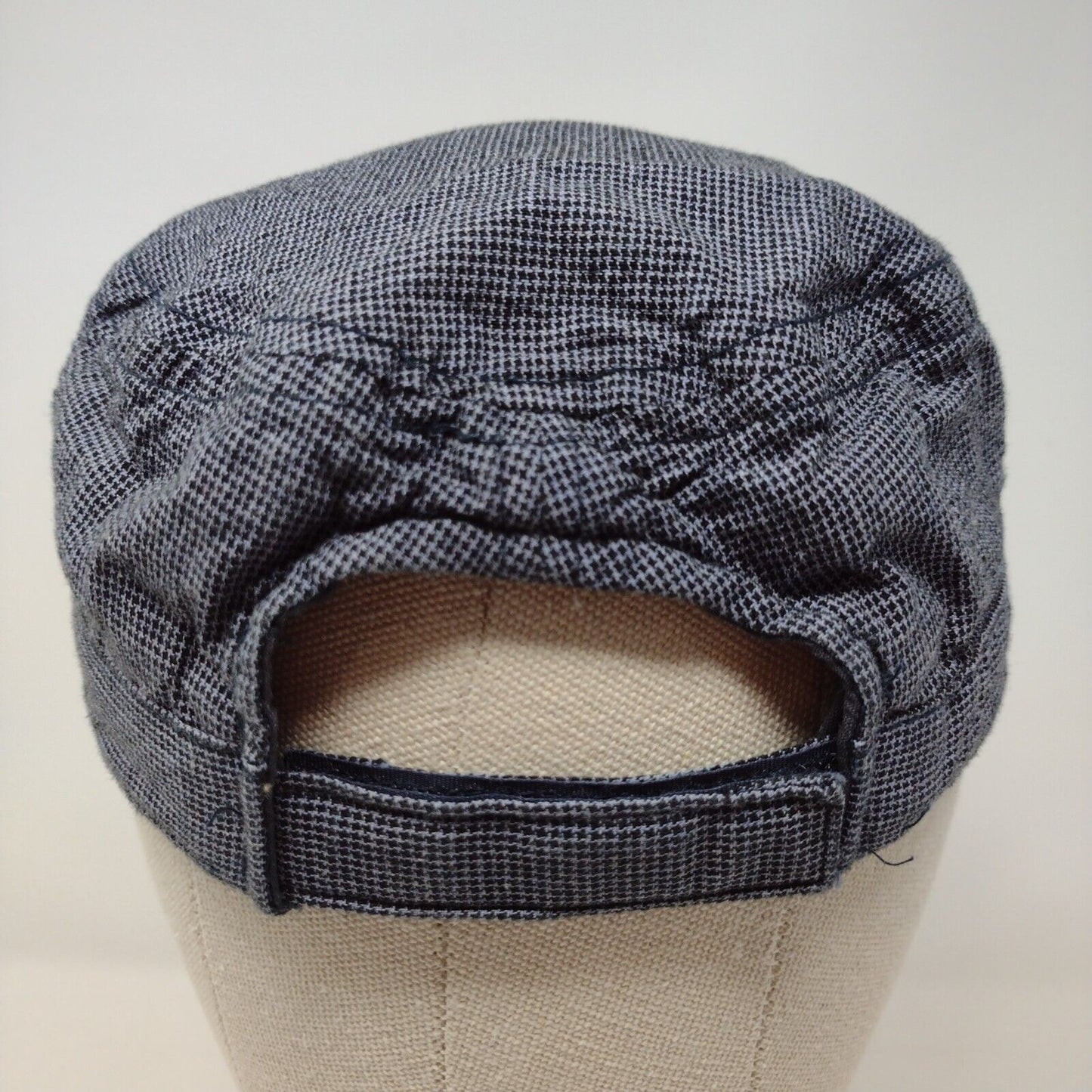 D&A Companies Strapback Cadet Army Hat Multi OSFA Houndstooth District