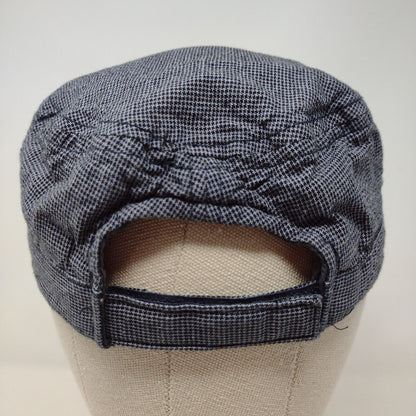D&A Companies Strapback Cadet Army Hat Multi OSFA Houndstooth District
