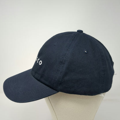 Blue Baseball Cap One Size Cresco Embroidered Logo Adjustable Slideback Hat