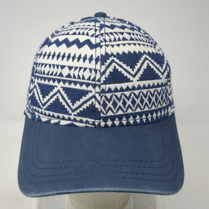 C.C Exclusives Strapback Hat Blue One Size Adjustable Tribal Aztec