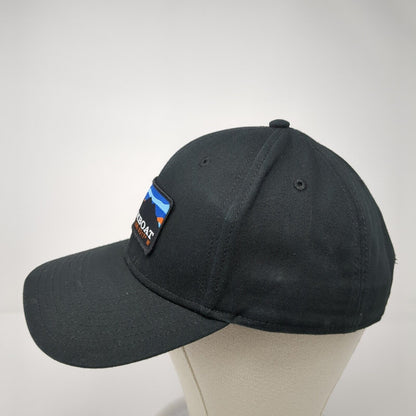 Steamboat 40.4850° N 106.8317° W Snapback Hat Black OS Adjustable Embroidered