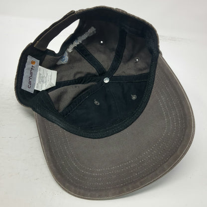 Carhartt Odessa Baseball Cap Gray One Size Strapback Washed ParkMyCloud Hat