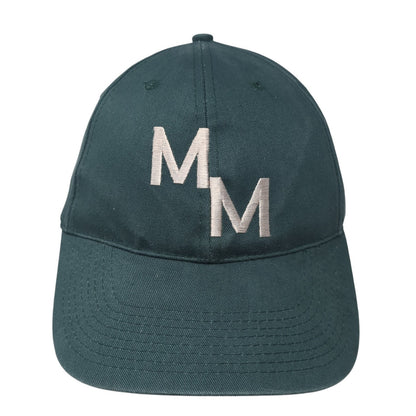 MM Slideback Baseball Cap Green One Size Adjustable Embroidered HeadToToe
