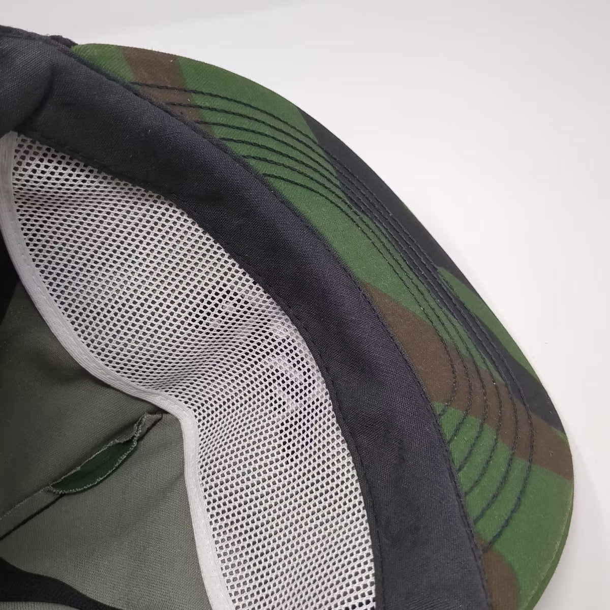 Cap America BASF Agrichemicals Camo 5 Panel Hat Green Black OSFA Rope USA Made