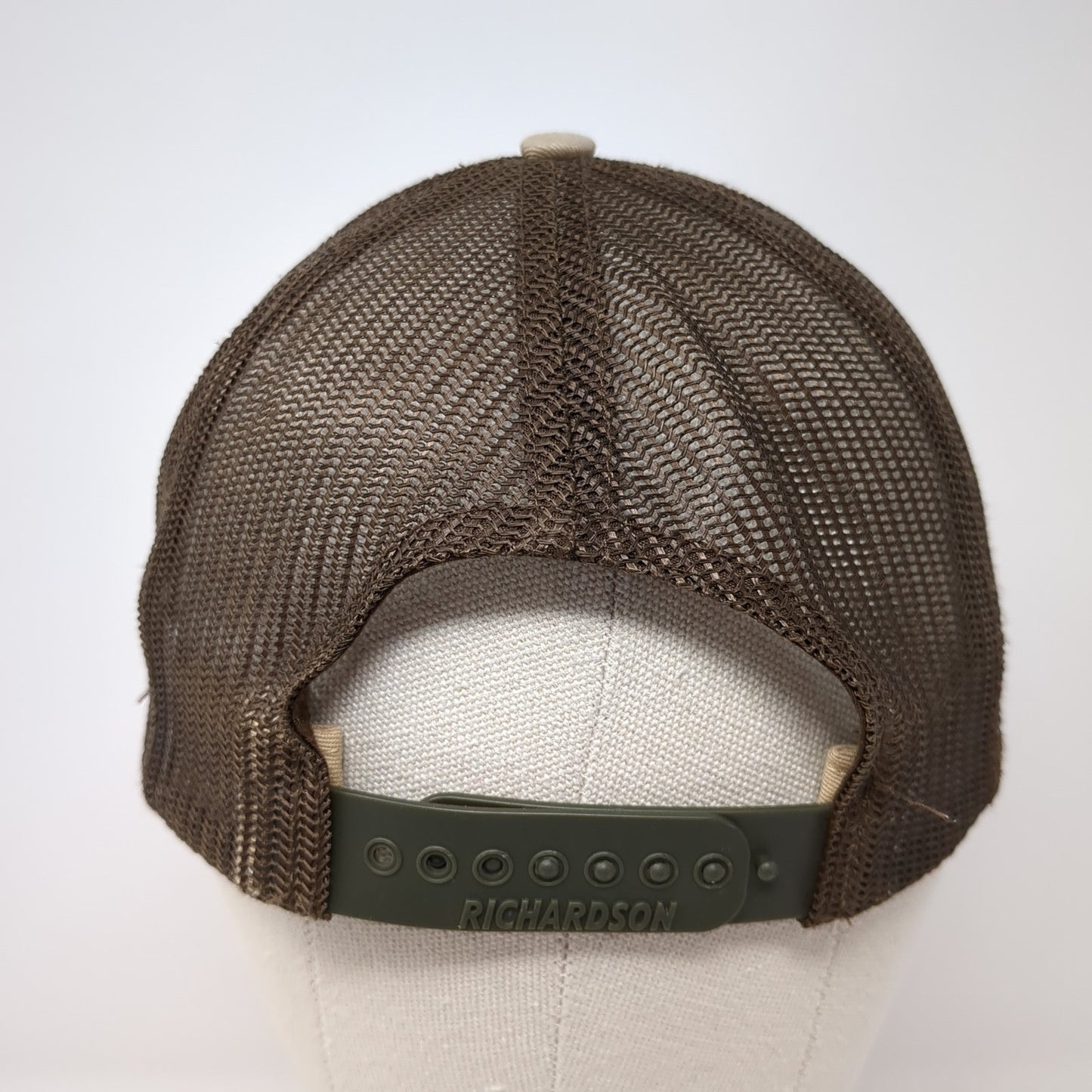 Onager Optek Snapback Mesh Back Trucker Hat Brown One Size Richardson