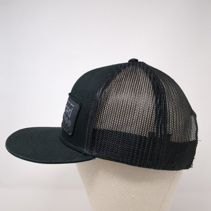 Advanced Heating & Cooling Snapback Mesh Back Trucker Hat Black One Size