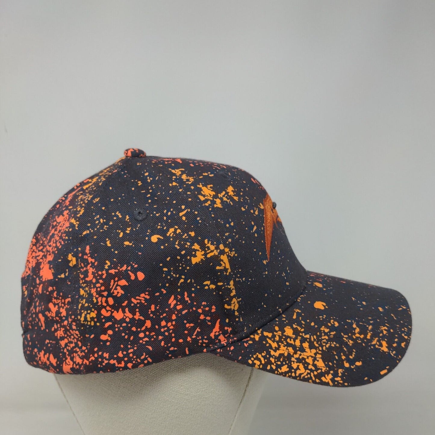 GlobalSun Men's Slideback Hat Multicolor Miami Heat Paint Splatter Logo