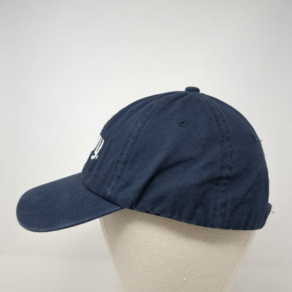 Henry Slideback Hat Blue One Size Adjustable Embroidered 6 Panel Apollo USA
