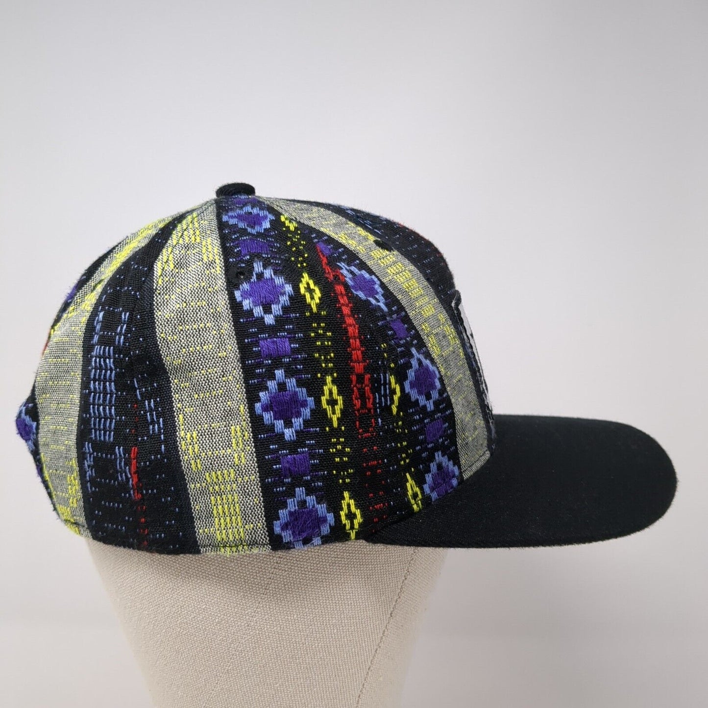 Tail Boot Patch Snapback Hat Multicolor One Size Adjustable Geometric