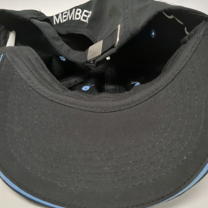 Disney Baseball Cap Black One Size Vacation Club Member Mickey Mouse Globe Hat