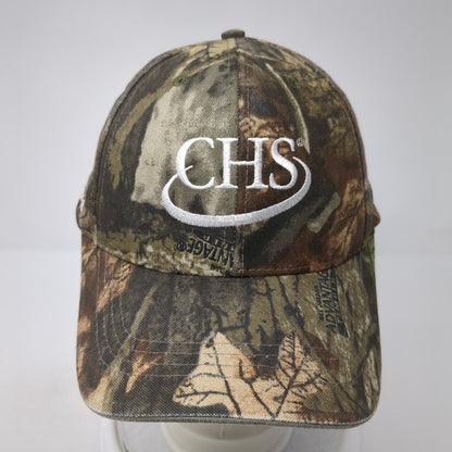 CHS Strapback Hat Camo One Size Bingham Cooperative Agronomy Hunting