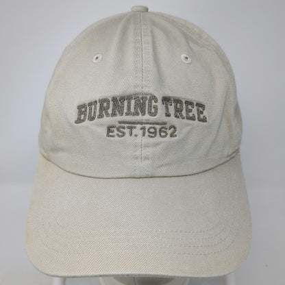 Ahead Burning Tree Est. 1962 Beige One Size Baseball Cap Slideback Classic Hat