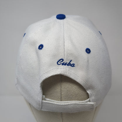 Cuba Strapback Hat Multi One Size Adjustable Embroidered Logo Colorblock