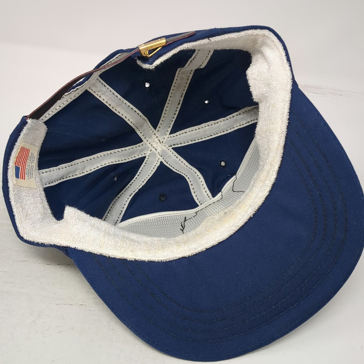 Dorfman Pacific Blue XL Baseball Cap Spike Invitational 85 Rope Hat Vintage USA