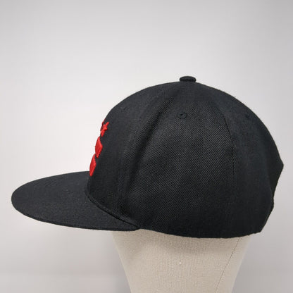 Flag of Washington D.C. Snapback Hat Black OS Adjustable Embroidered DC One
