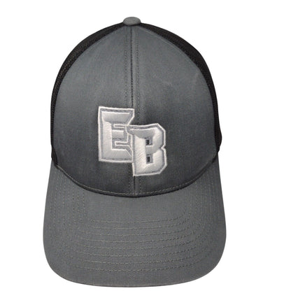 EB Snapback Mesh Back Trucker Hat Gray OSFA Embroidered Pacific Headwear