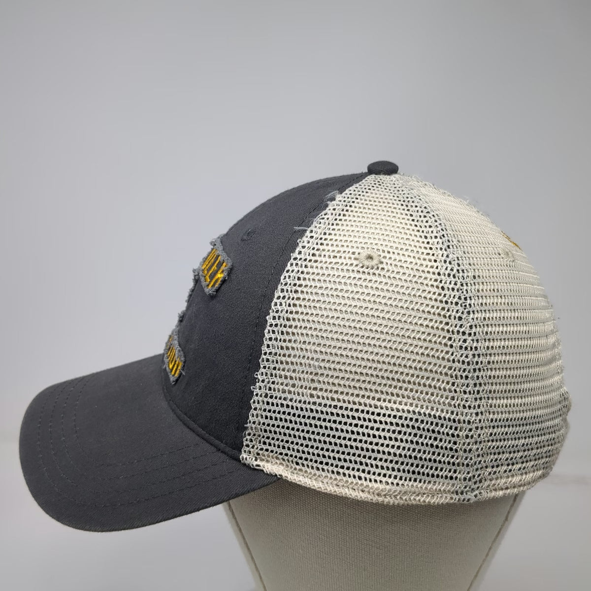 Hat Graphix 360 Baseball Cap Gray One Size Mule Deer Foundation Volunteer Mesh