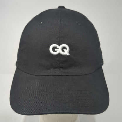 GQ Slideback Hat Black One Size Embroidered Proud Subscriber 6 Panel