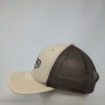 SVSEF Sun Valley Freestyle Snapback Trucker Hat Tan OS Adjustable Richardson