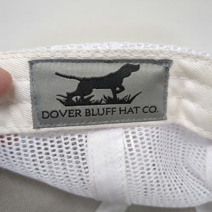 Dover Bluff Hat Co. Trucker Hat Brown One Size Mesh Back Fish Patch Snapback