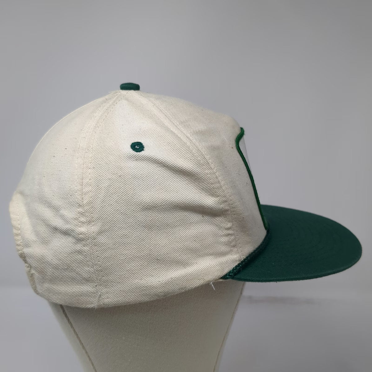 Mohr's 5 Panel Beige Green One Size Paramount Supply Co Boise Rope Snapback Hat