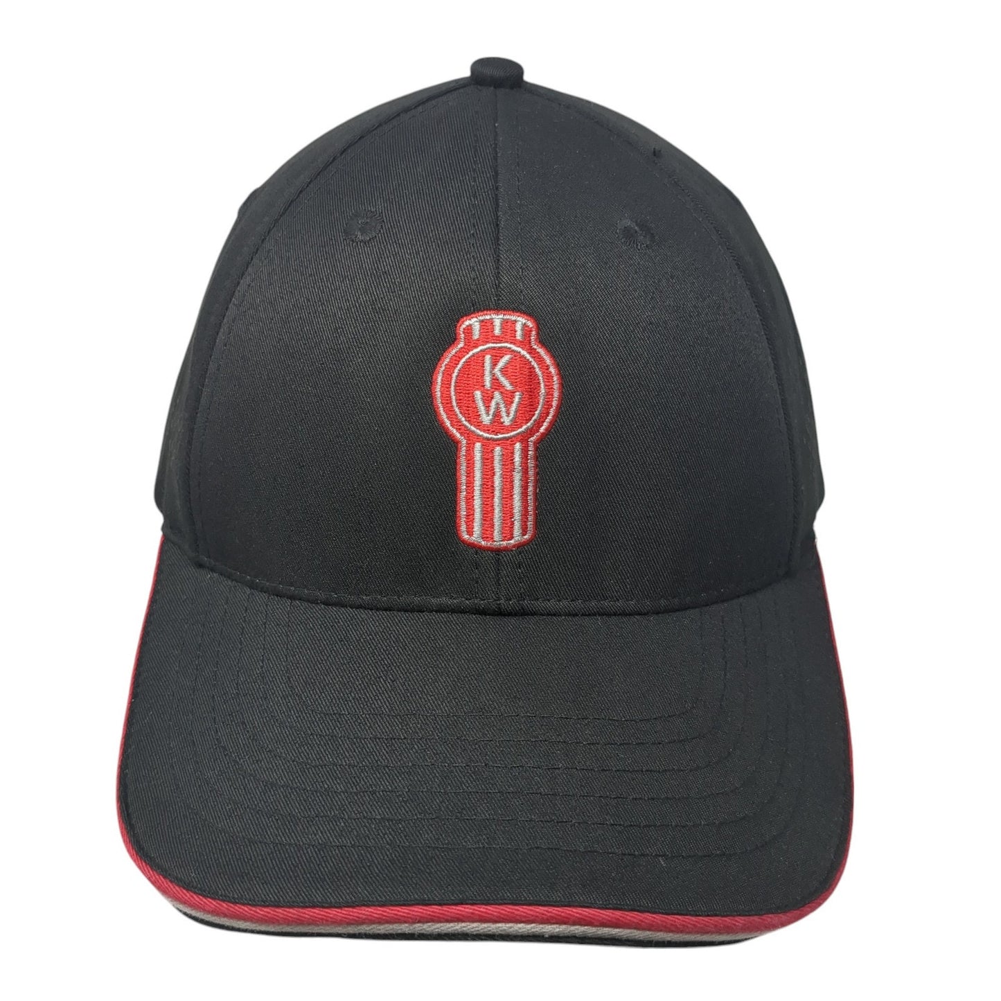 Kenworth Motors Snapback Cap Black One Size Adjustable Embroidered 6 Panel