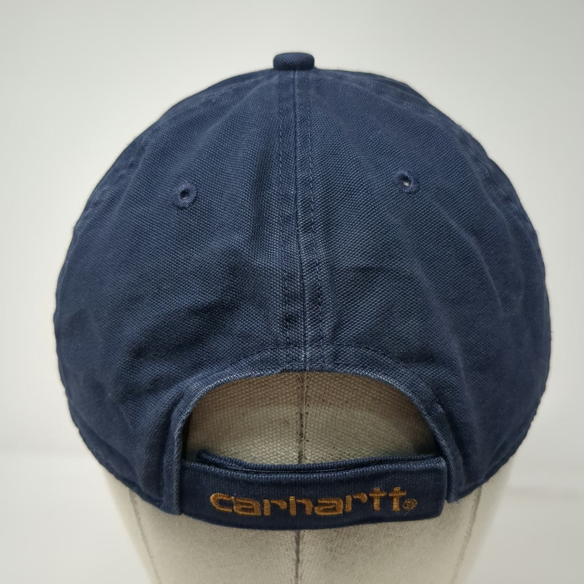 Carhartt Baseball Cap Blue One Size Reading Truck Logo Strapback Adjustable Hat