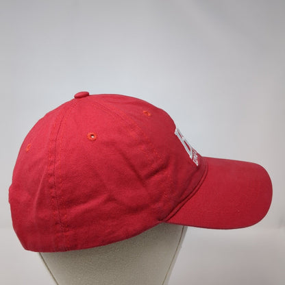 Bud King of Beers Snapback Hat Red One Size Adjustable Embroidered