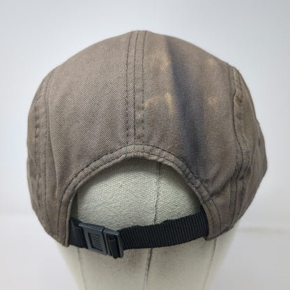Otto Army Cap Gray One Size River Sports Jackson Hole Kayak Strapback Hat Patch