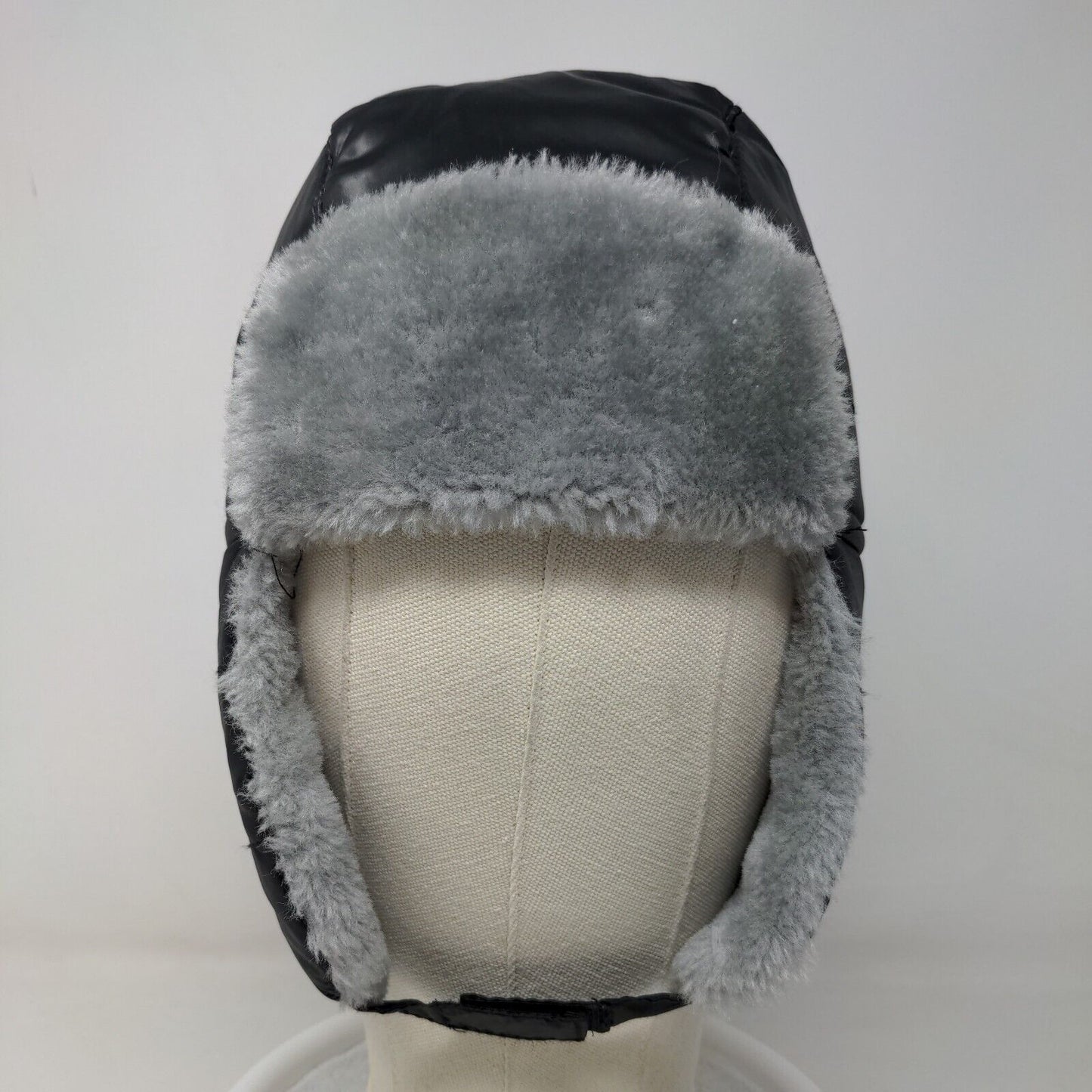 Unbranded Women's Trapper Hat Vegan Fur Black Size OS 100% Polyester