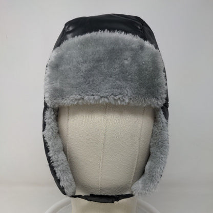 Unbranded Women's Trapper Hat Vegan Fur Black Size OS 100% Polyester