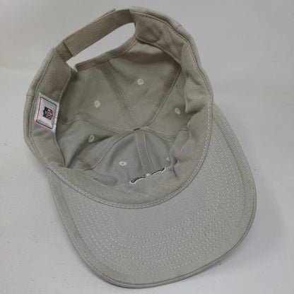 New Orleans Saints Strapback Hat Tan OSFA Adjustable Embroidered 6 Panel NFL