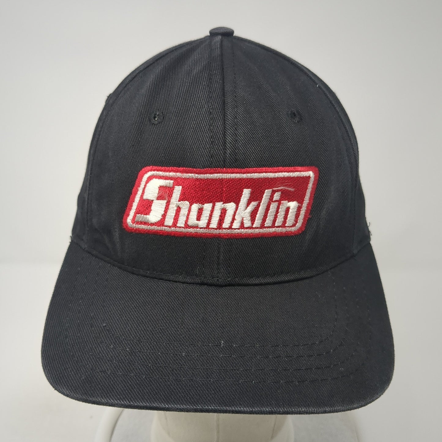 Shanklin Slideback Hat Black One Size Adjustable Leather Strap Cali Fame