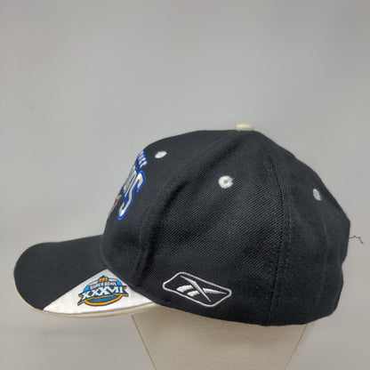Tampa Bay Buccaneers Super Bowl XXXVII Strapback Hat Black Autographed NFL