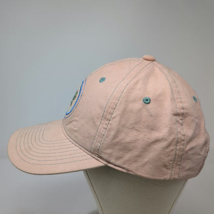 Tommy Bahama Baseball Cap Pink OSFM Hibiscus Flower Embroidered Hat Strapback