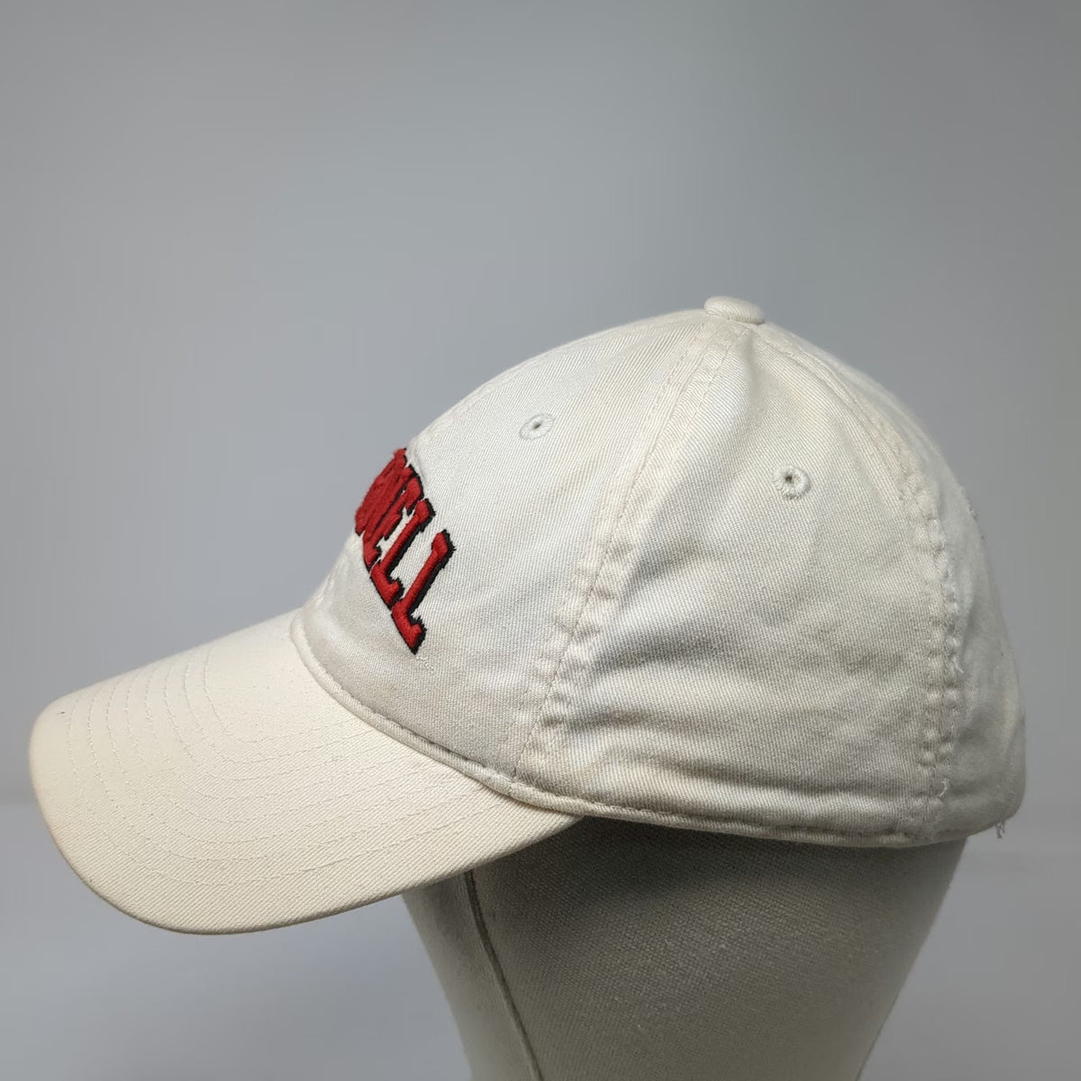 Legacy Cornell University NCAA Cap White Red Black One Size Slideback Cotton